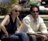 Sharon Stone s'amuse au parc avec son fils Roan, en compagnie d'un de ses amis
