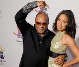 Quincy Jones et Jurnett Smollett lors de la soirée organisée au Beverly Hills Hotel, au profit de la Nelson Mandela Foundation, le 14 mai 2009