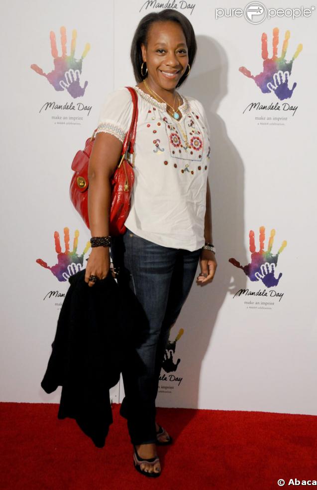 Marianne Jean-Baptiste lors de la soirée organisée au Beverly Hills Hotel, au profit de la Nelson Mandela Foundation, le 14 mai 2009
