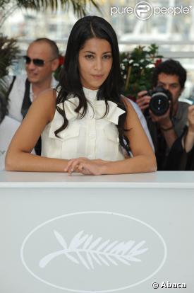 Leïla Bekhti lors du photocall d'Un prophète, Festival de Cannes, le 16 mai 2009