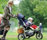 Sophie Rhys-Jones et James lors du Royal Windsor Horse Show, le 16 mai 2009