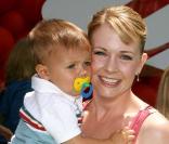 Melissa Joan Hart et Mason lors de l'avant-première de UP à Hollywood, le 16 mai 2009