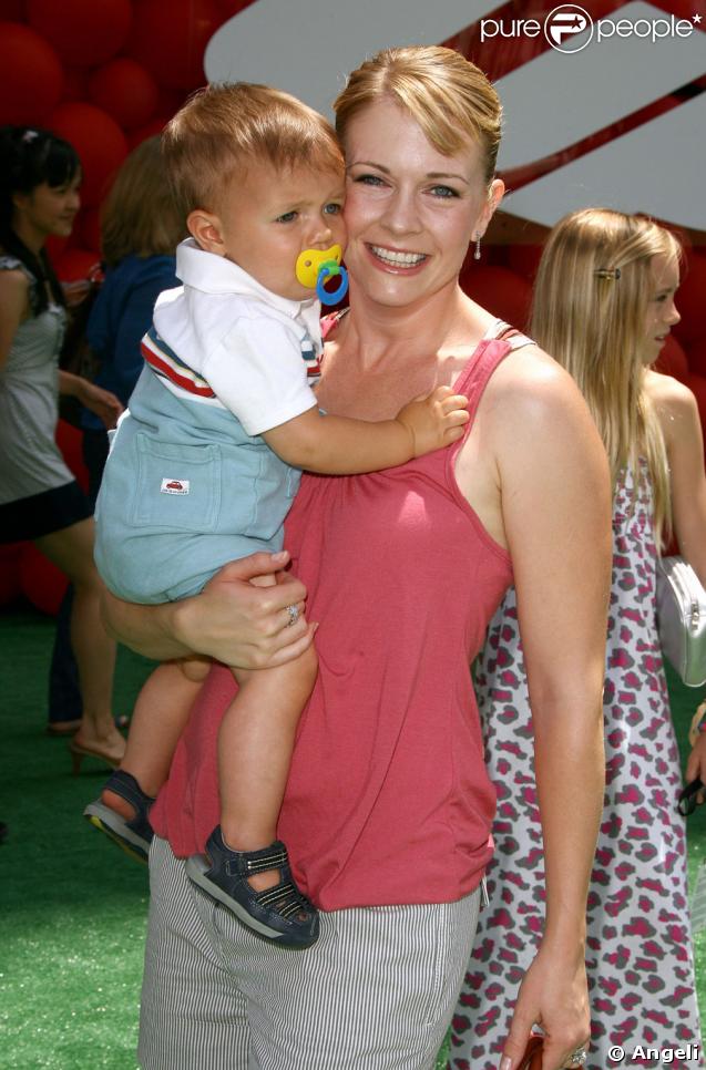 Melissa Joan Hart et Mason lors de l'avant-première de UP à Hollywood, le 16 mai 2009