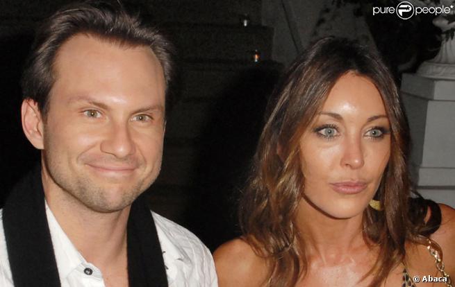 Christian Slater et Tamara Mellon