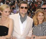 Diane Kruger, Brad Pitt et Mélanie Laurent lors du photocall du film  Inglourious Basterds .
