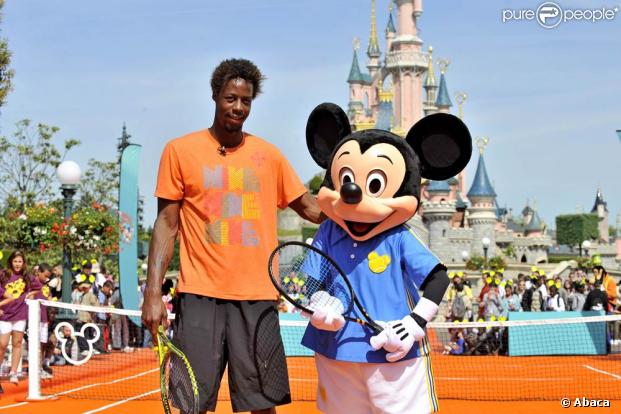 Gaël Monfils a joué contre Mickey à Disneyland Resort Paris