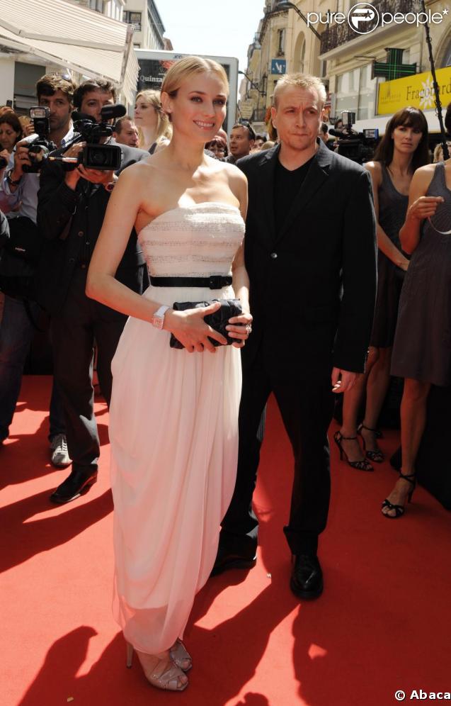 Diane Kruger, lors de l'inauguration de la boutique Jaeger-LeCoultre, le 19 mai 2009, à Cannes !