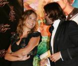 Pauline Lefèvre et Frédéric Beigbeder à la soirée chic et glam' d'Audigier ! 