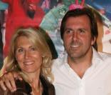 Le publicitaire Christophe Lambert (pas l'acteur) et sa femme Marie Sara, présents pour les 51 ans d'Audigier 