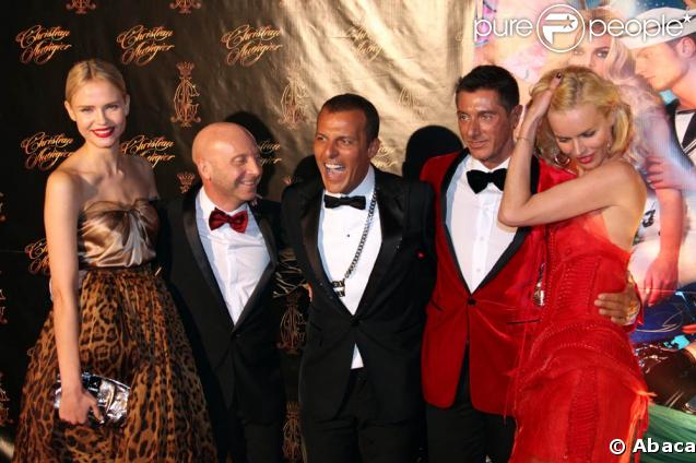 Natasha Poly, Domenico Dolce, Jean Roch, Stefano Gabbana,  Eva Herzigova étaient à la soirée organisée au VIP Room de Cannes pour les 51 ans de Christian Audigier