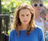 Natalie Portman sur le tournage du film Hesher à Los Angeles le 21 mai 2009