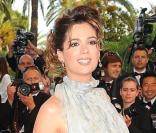 Mar Saura pour la montée des marches du 62e Festival de Cannes le 22 mai 2009