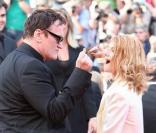 Quentin Tarantino et Mélanie Laurent lors du 62e Festival de Cannes