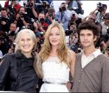 Jane Campion, Abbie Cornish et Ben Whishaw lors du 62e Festival de Cannes