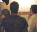 David Beckham en plein dîner hier soir à Milan