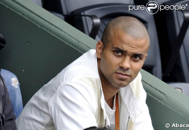 Tony Parker à Roland-Garros, le 28 mai 2009