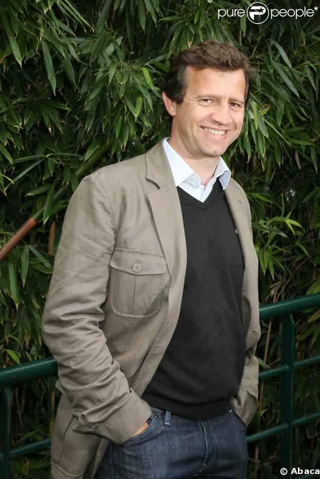 Fabien Galthié à Roland-Garros, le 28 mai 2009