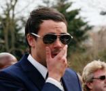 Jack Tweed lors de l'enterrement de Jade Goody le 4 avril 2009 