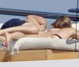 Miranda Kerr et Orlando Bloom... sur un yacht, à Cannes, le 19 mai 2009 !