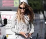 Elle Macpherson fait son sport, après avoir déposé ses enfants à l'école le 3 juin 2009