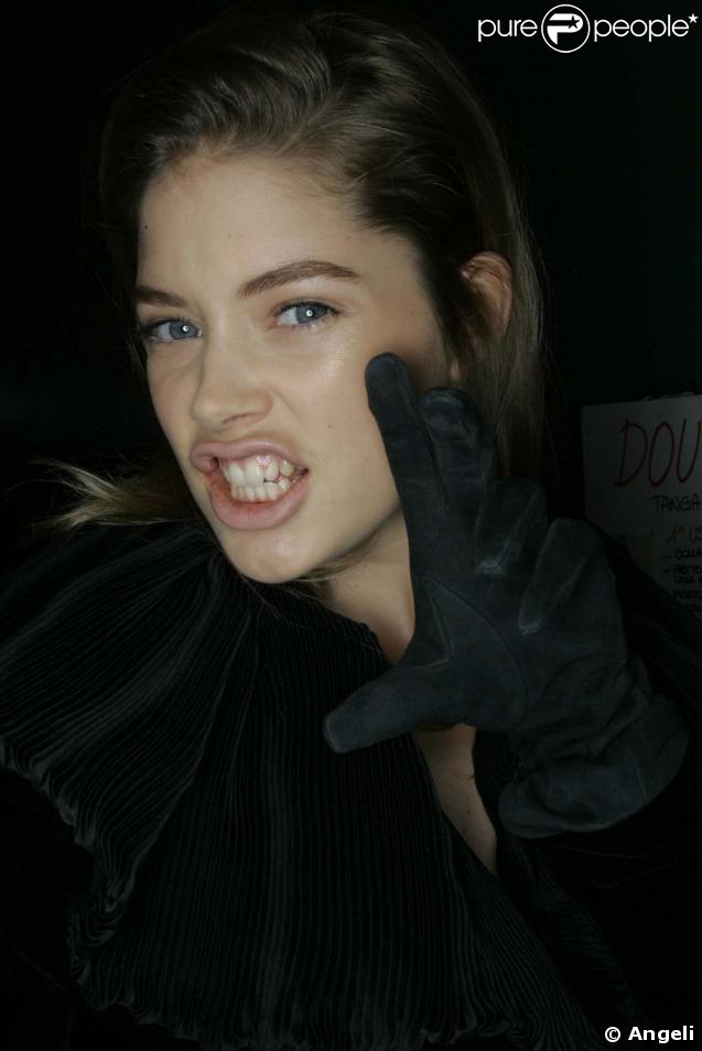 Doutzen Kroes lors du défilé prêt à porter automne-hiver 2006-07, pour Blumarine.