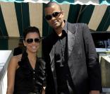 Eva Longoria et Tony Parker sont rentrés de Saint Tropez pour assister au match qui opposait Roger Federer à Juan Martin Del Potro à Roland-Garros, le 5 juin 2009