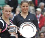 Svetlana Kuznetsova a gagné le tournoi de Roland-Garros, le 6 juin 2009, face à Dinara Safina.