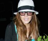 Lindsay Lohan à Londres, dans la nuit du 6 au 7 juin 2009