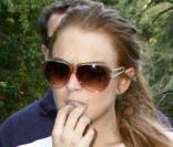 Lindsay Lohan se rendant chez Samantha Ronson, le 8 juin 2009