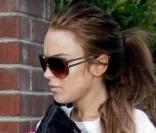 Lindsay Lohan se rendant chez Samantha Ronson, le 8 juin 2009