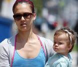 Jessica Alba et Honor à Los Angeles, une famille heureuse !