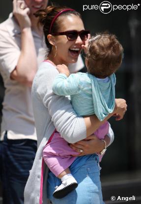 Jessica Alba et Honor à Los Angeles, une famille heureuse !