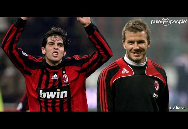 Kaka et David Beckham