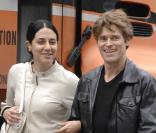Willem Dafoe et Giada Colagrande à New York le 9 juin 2009