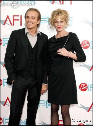 Jesse Johnson et Melanie Griffith à la soirée AFI donnée en l'honneur de Michael Douglas