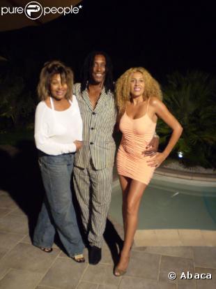 Lesly du Loft (Afida Turner), ici avec Ronnie Turner son mari et Tina Turner