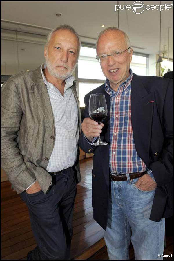 François Berleand et Thierry Roland au baptême du Cru Pomerol 