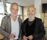 François Berleand et Gérard Jugnot au baptême du Cru Pomerol 