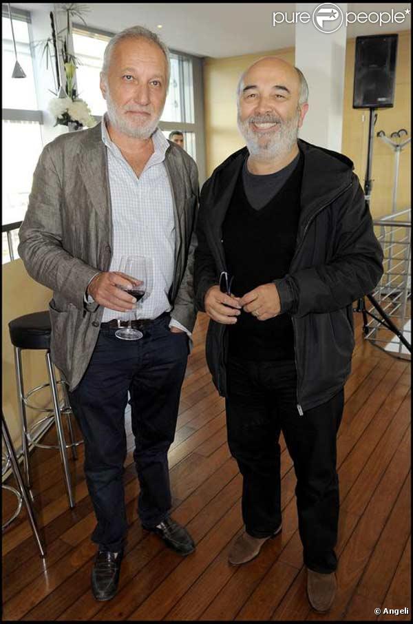 François Berleand et Gérard Jugnot au baptême du Cru Pomerol 