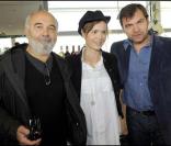 Gérard Jugnot, Caroline et Clovis Cornillac au baptême du Cru Pomerol 