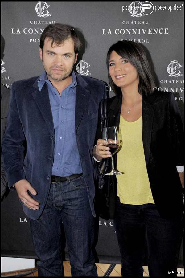 Clovis Cornillac et Estelle Denis au baptême du Cru Pomerol 