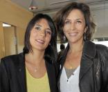 Estelle Denis et Corinne Touzet au baptême du Cru Pomerol 