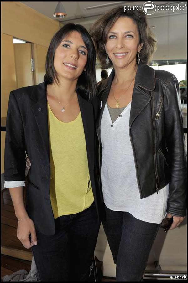 Estelle Denis et Corinne Touzet au baptême du Cru Pomerol 