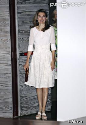 Letizia d'Espagne lors du forum de mode et éducation pour les besoins spécifiques le 15 juin 2009 à Madrid