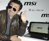 Gérald Dahan, à l'occasion de la soirée de lancement du nouvel ordinateur portable de MSI, au VIP Room de Paris, le 16 juin 2009 !