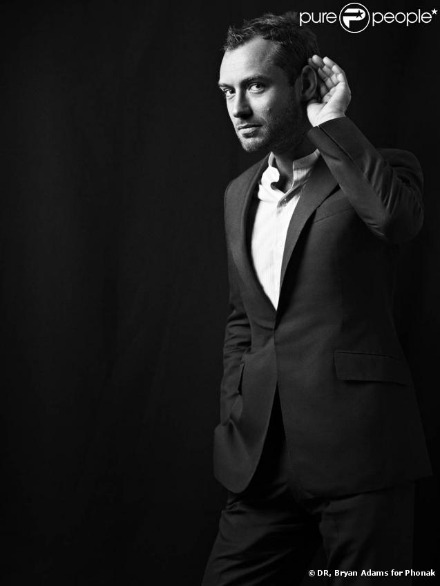 Jude Law a prêté l'oreille et... son image à Hear the world, initiative de Phonak