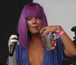 Lily Allen au festival de Glastonbury. 26/06/09 