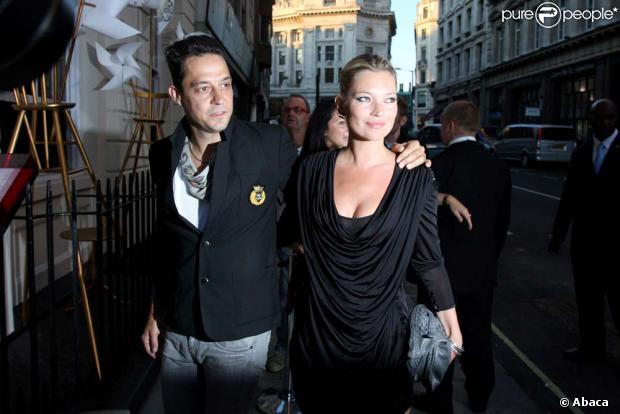 Kate Moss et Jamie Hince à la soirée de lancement de la ligne de vêtements de Beth Ditto