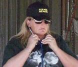 Debbie Rowe dans son ranch en Californie à Palmdale le 2 juillet 2009