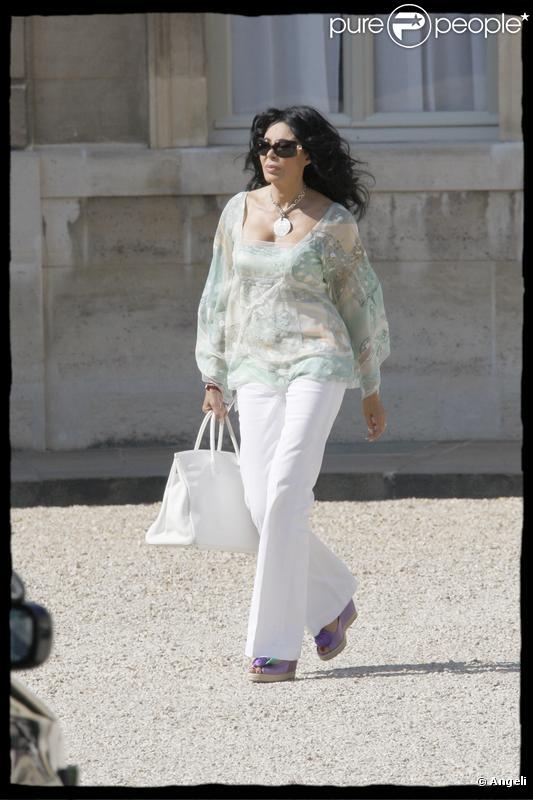 Yamina Benguigui était présente pour assister au sacre de Line Renaud. 